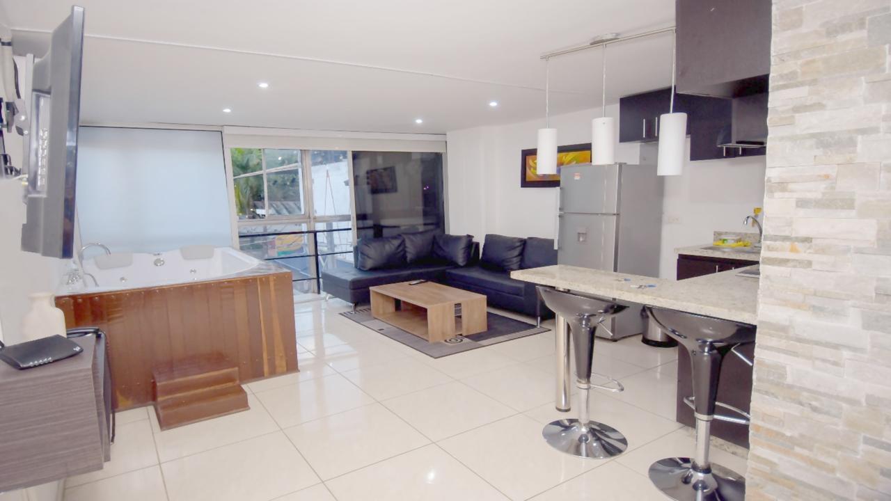 Apartamento Lleras Ac Hot Tub Medellín Exteriör bild