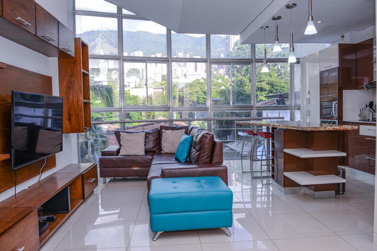 Apartamento Lleras Ac Hot Tub Medellín Exteriör bild